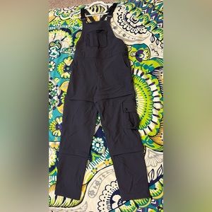 Outdoor Voices RecTrek Zip Off Overalls- space gray- size Medium- like new